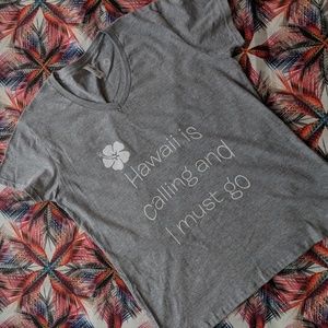 Brand new t-shirt with Hawaii print - own design
